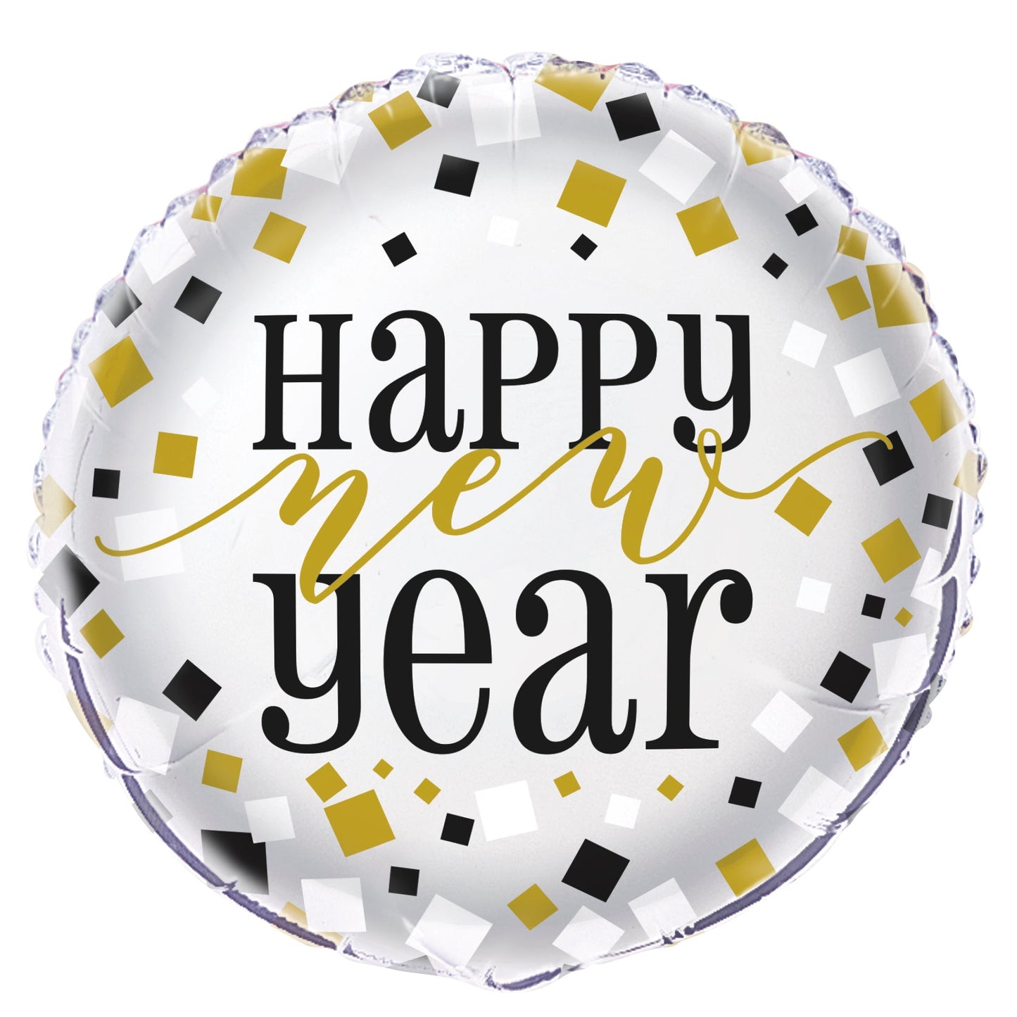 Confetti New Year Foil Balloon