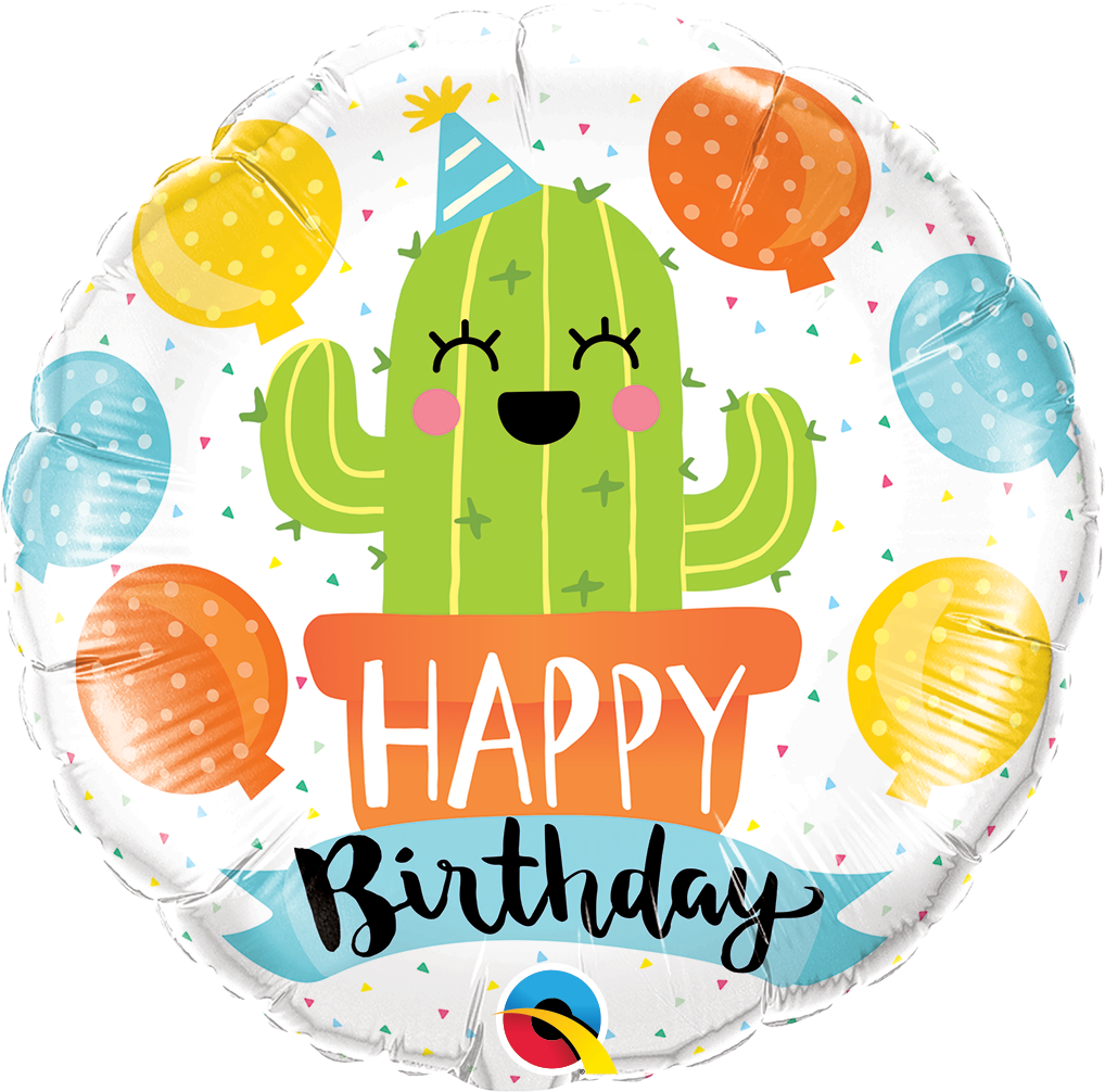 Birthday Party Cactus Balloon - PartyFeverLtd