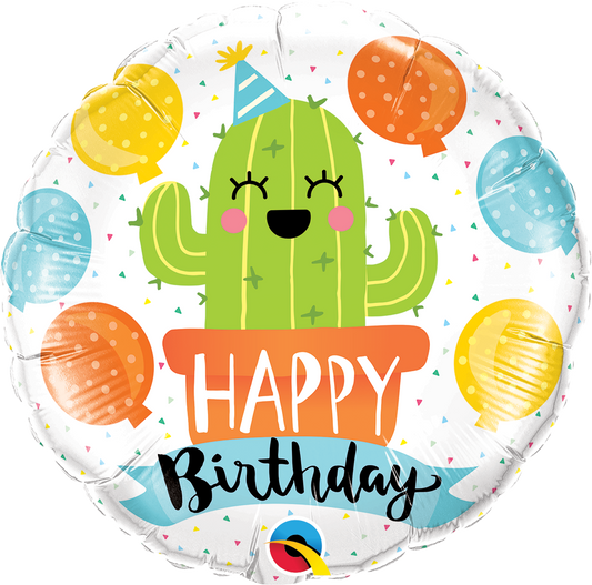 Birthday Party Cactus Balloon - PartyFeverLtd