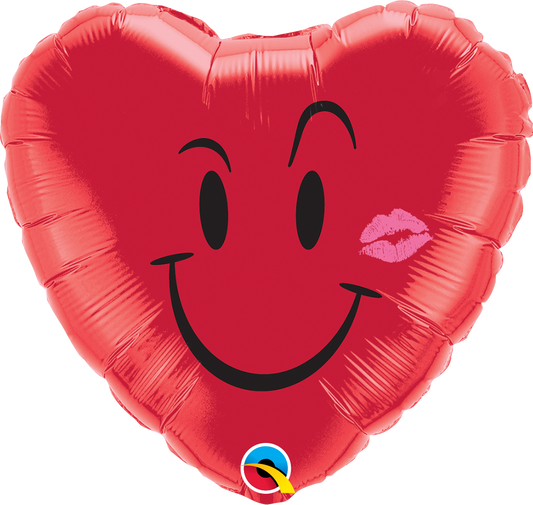 Valentine Smile & A Kiss Balloon Bouquet