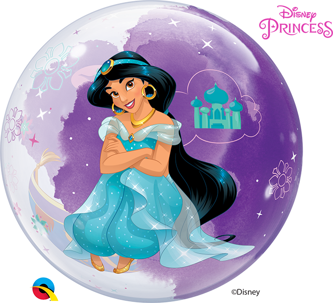 Princess Jasmine Bubble Balloon - PartyFeverLtd