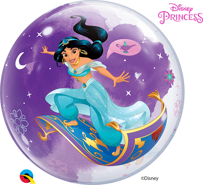 Princess Jasmine Bubble Balloon - PartyFeverLtd