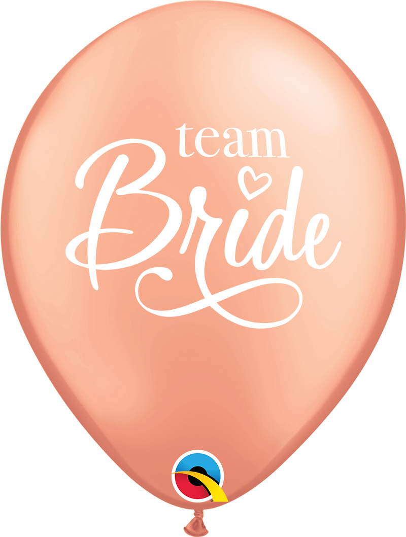 Team Bride Balloons pk6 - PartyFeverLtd