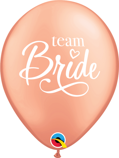 Team Bride Balloons pk6 - PartyFeverLtd