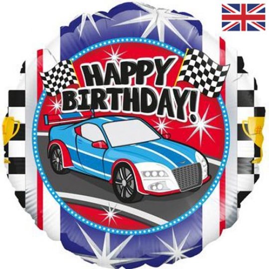 Sports Car Birthday Balloon