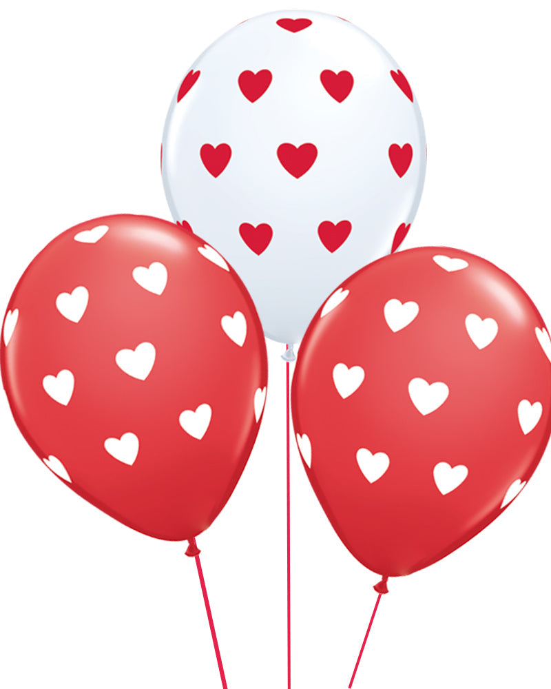 Bold Heart Balloons - PartyFeverLtd