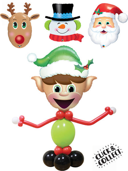 Cheeky Christmas Balloon Character - PartyFeverLtd