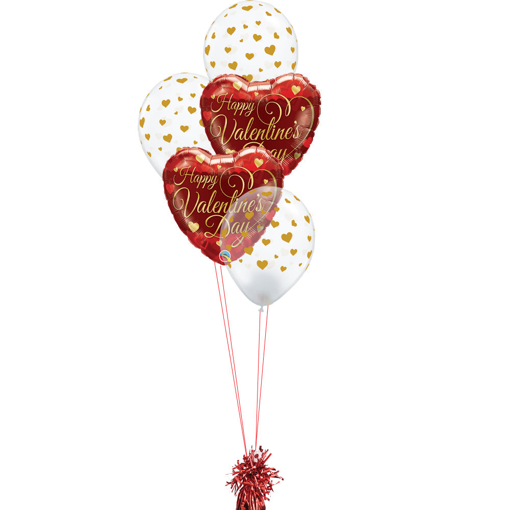 Classy Valentine Balloon Bouquet