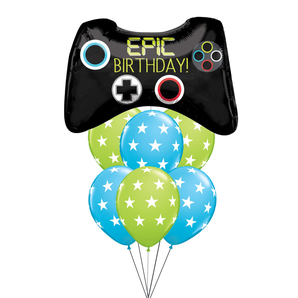 Giant Game Controller | Birthday Balloon Bouquet | Party Fever – Party ...
