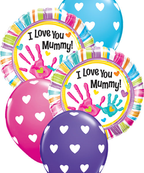 Love You Mummy Balloon Collection - PartyFeverLtd