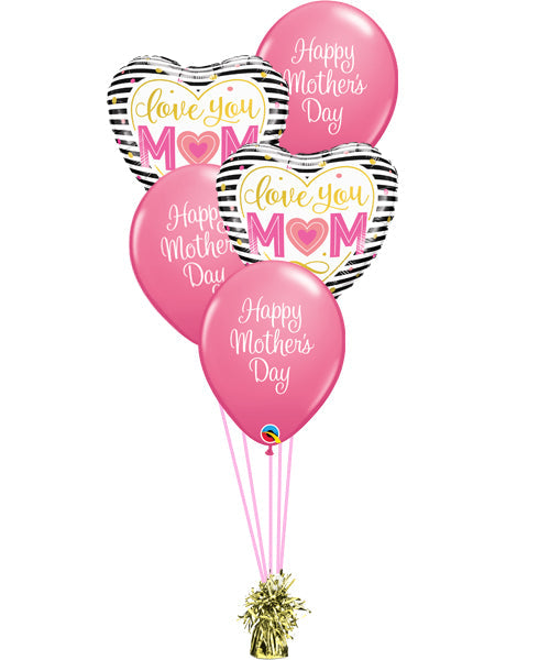 Love You Mum Balloon Collection - PartyFeverLtd