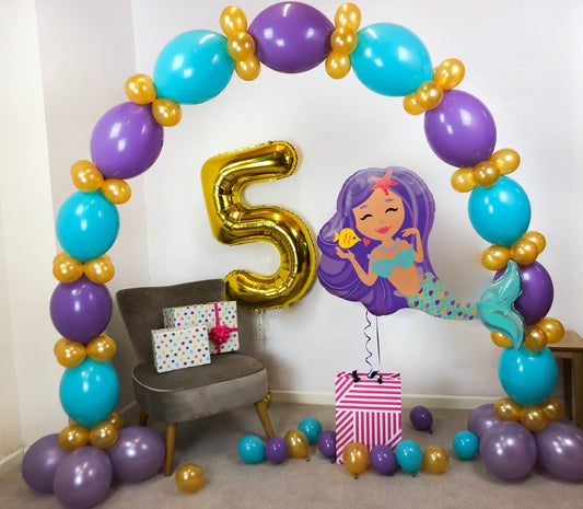 Mermaid Birthday Balloon Package