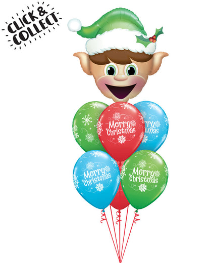 Fab Merry Elf Balloon Bouquet - PartyFeverLtd