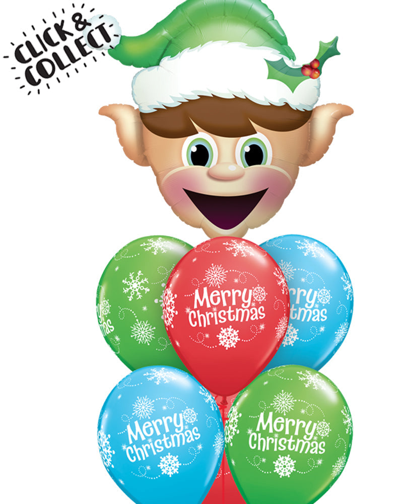 Fab Merry Elf Balloon Bouquet - PartyFeverLtd