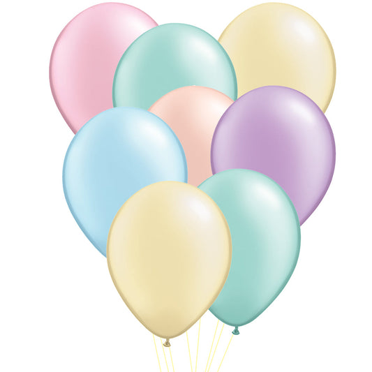 Pastel Mix Balloons - PartyFeverLtd