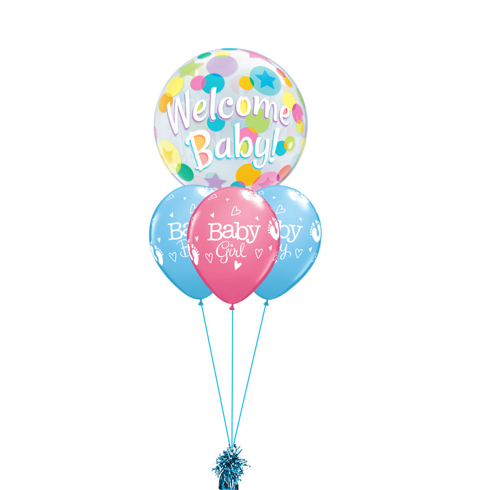 Welcome Baby Bubble Balloon