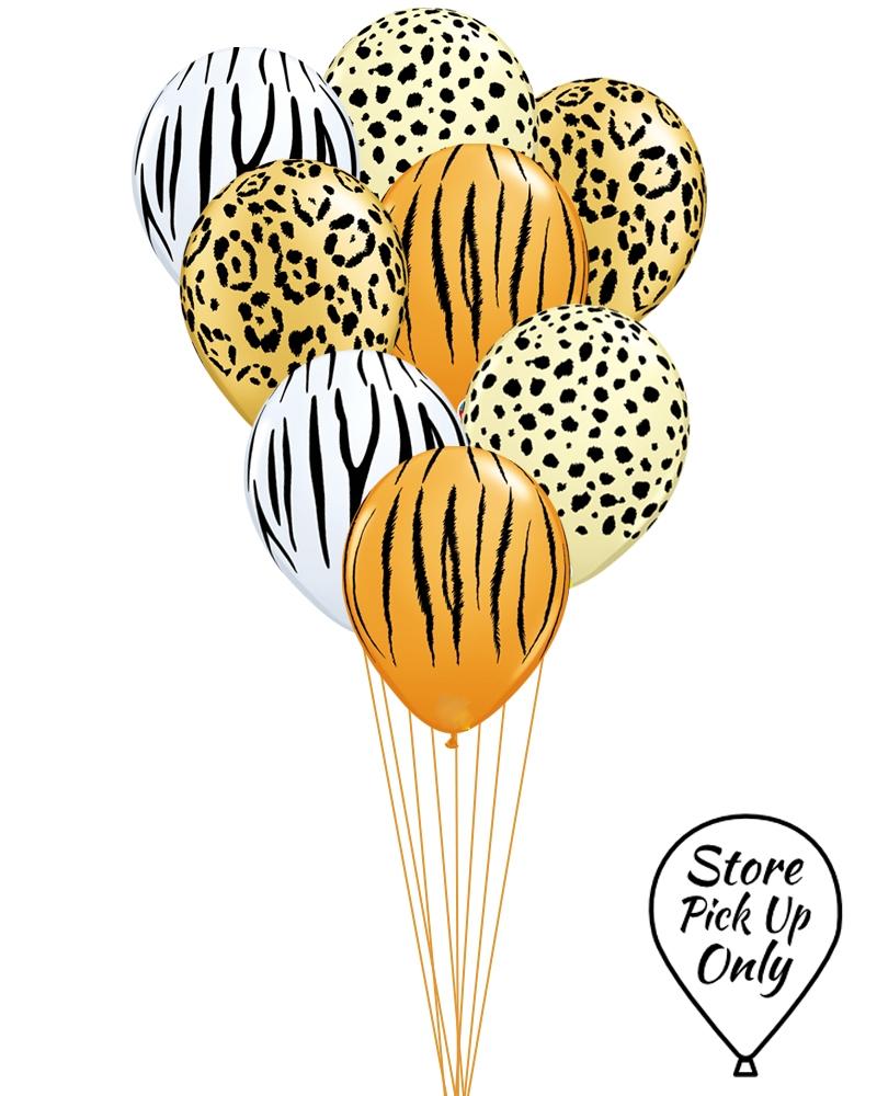 Animal Print Party Balloons - PartyFeverLtd