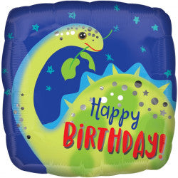 Brontosaurus Birthday Balloon - PartyFeverLtd