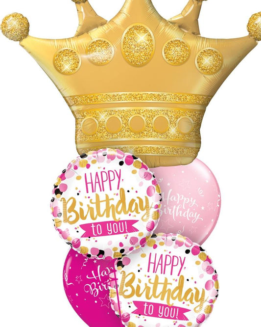 Classic Queen For The Day Balloon Bouquet - PartyFeverLtd