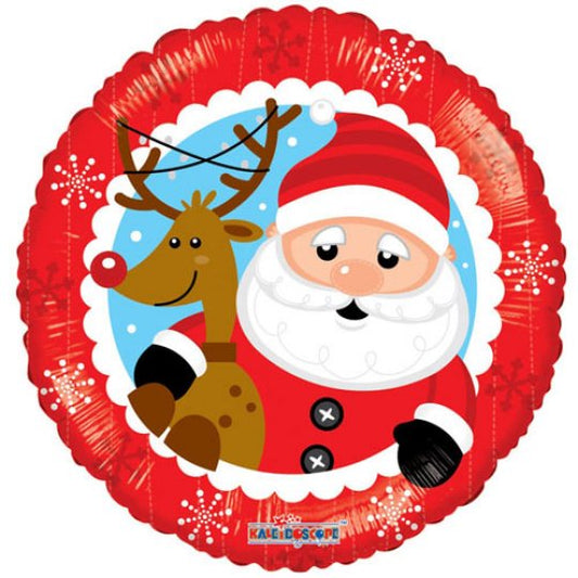 Santa & Reindeer Balloon