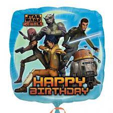 Star Wars Rebels Happy Birthday Balloon - PartyFeverLtd