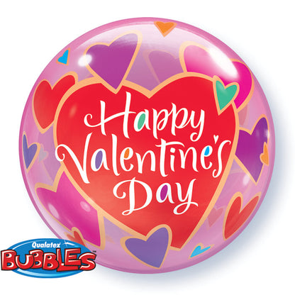 Valentine Bubble Balloon - PartyFeverLtd