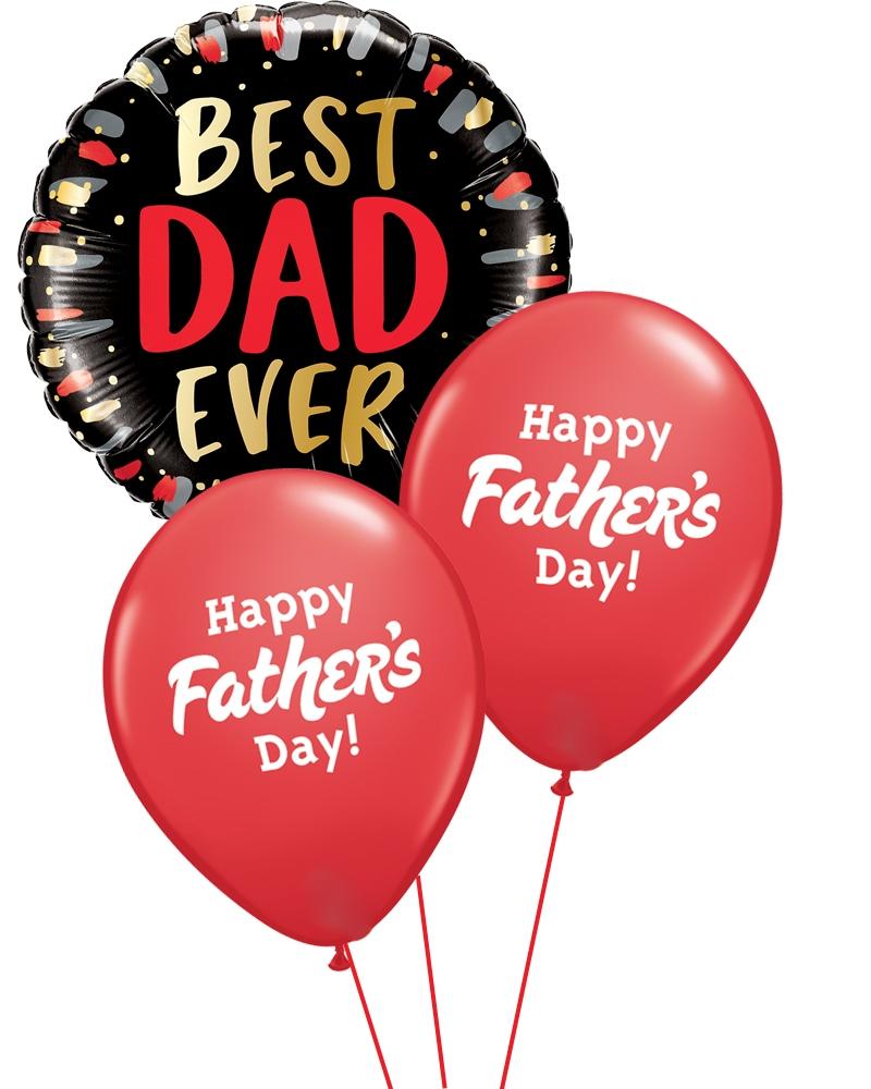 Father's Day Mixed Balloon Trio - PartyFeverLtd