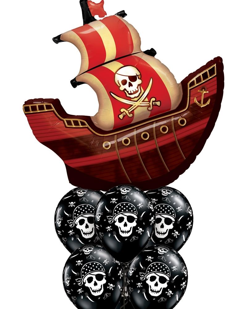 Fab Pirate Balloon Bouquet - PartyFeverLtd