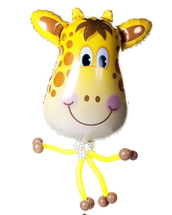 Giraffe Balloon Bobble Head - PartyFeverLtd