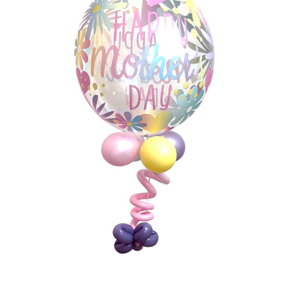 Mother's Day Floral Pastel Bubble Balloon