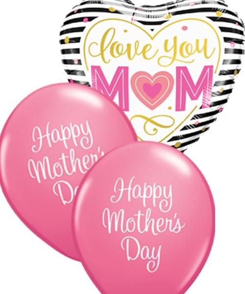 Love You Mum Balloon Collection - PartyFeverLtd