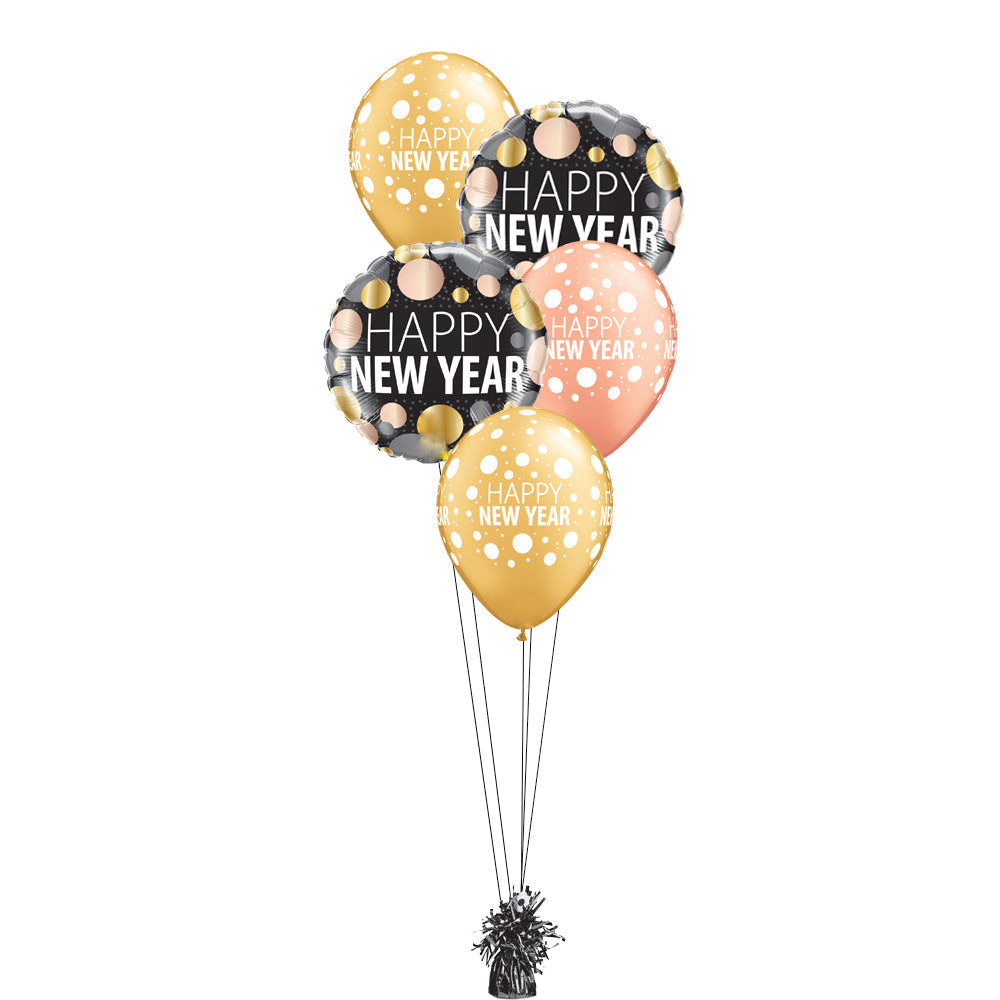 Metallic Dots New Year Bouquet