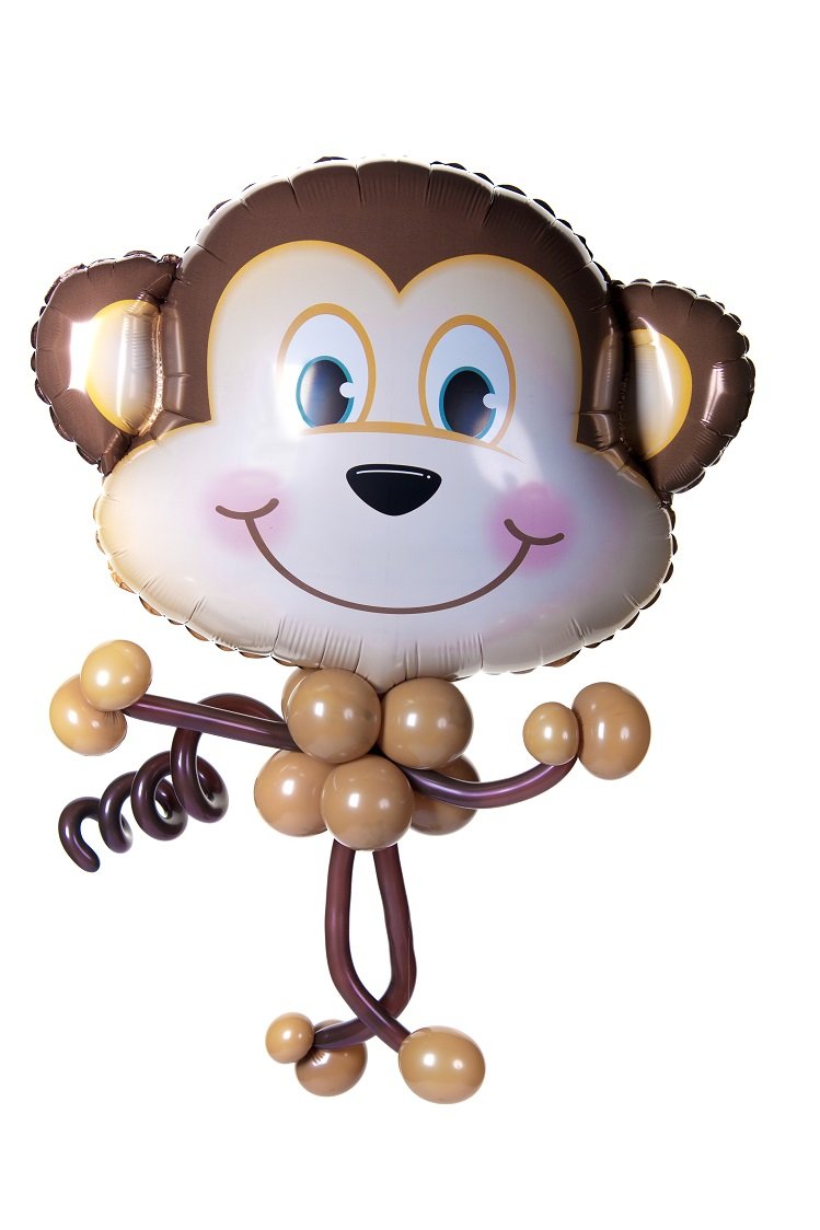 Monkey Balloon Bobble Head - PartyFeverLtd