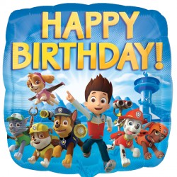 Paw Patrol Square Birthday Balloon