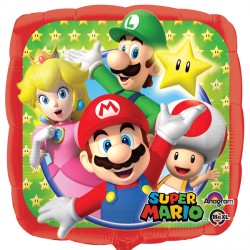 Super Mario Square Balloon - PartyFeverLtd