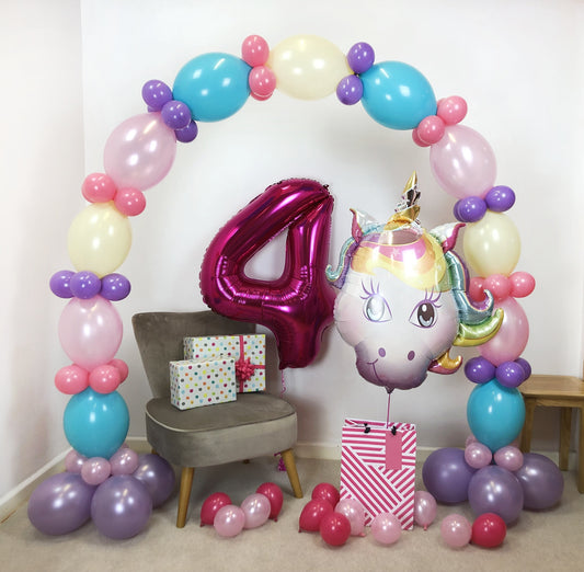 Unicorn Birthday Balloon Package - PartyFeverLtd